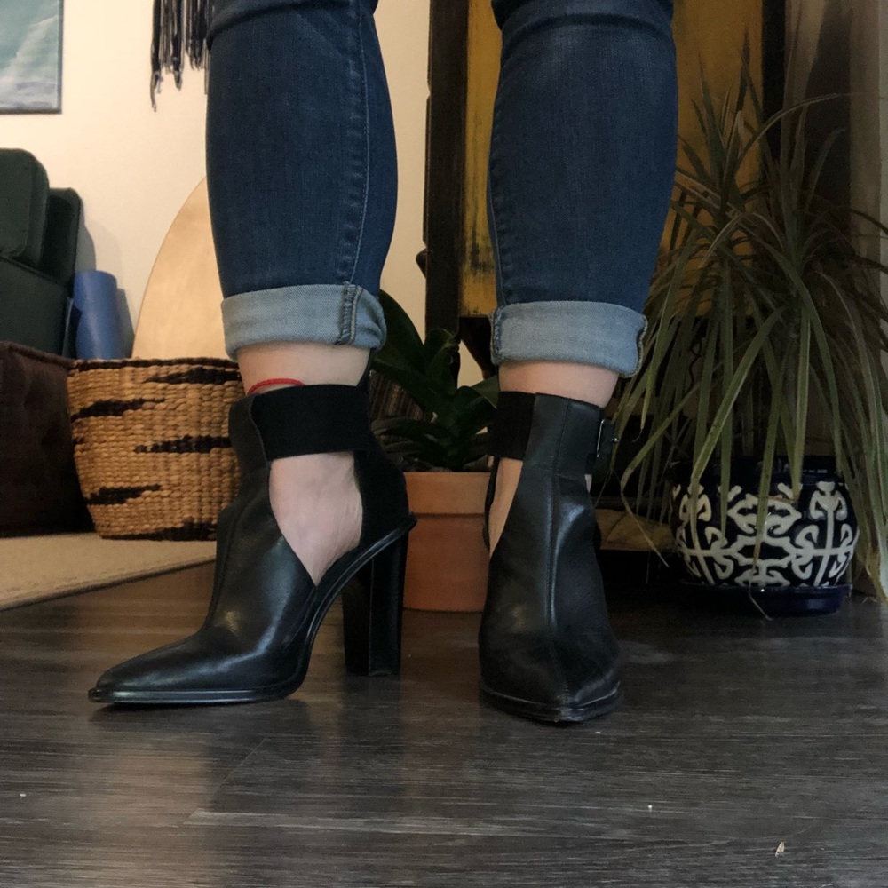 Tibi cut-out heeled bootie